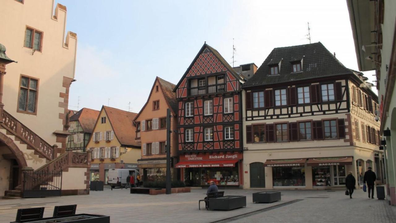 Maison De Ville Selestat Centre Bagian luar foto